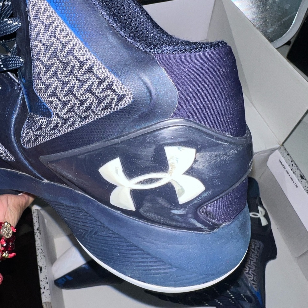 Under Armour Men's ClutchFit Drive 2 Blue Sneakers - Picture 10 of 12